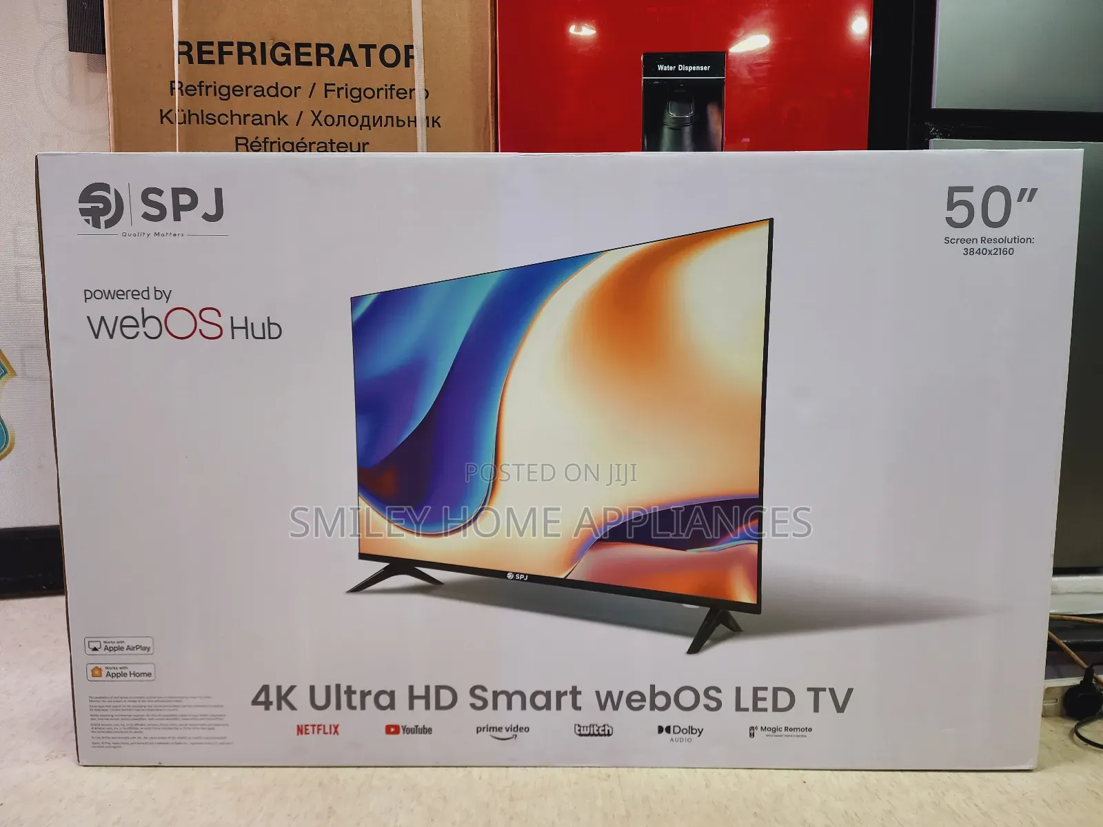50inches SPJ Web OS Hub Series Ultra HD Smart TV