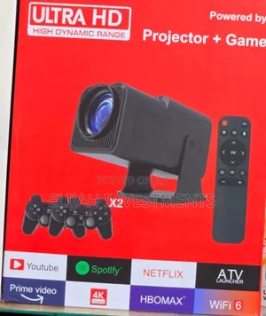 Brand New Ultra HD Projector With Games