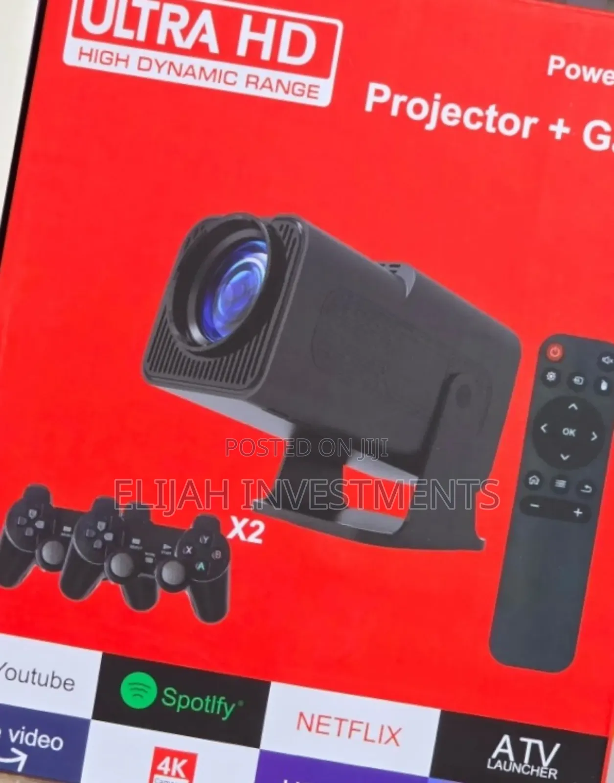 Brand New Ultra HD Projector With Games