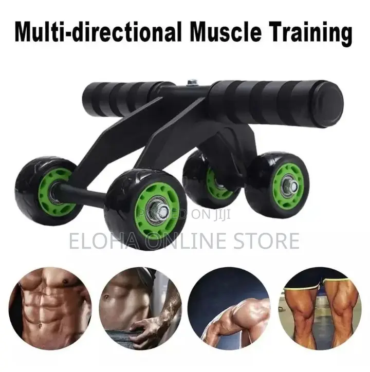 4 Wheel Roller Slide Wheel Abdominal Exercise Rolller