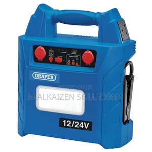 Uk Draper 12|24v Jump Starter With Ac|Dc Inverter 1500|3000a