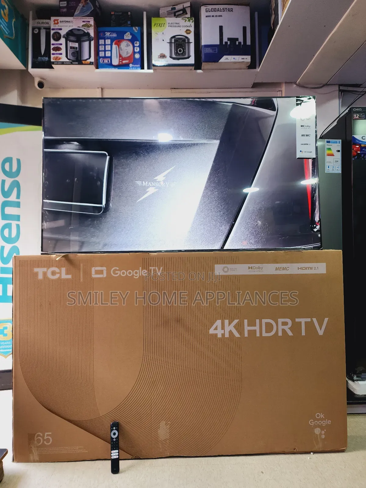TCL HDR TV TCL 65inches Google Tv
