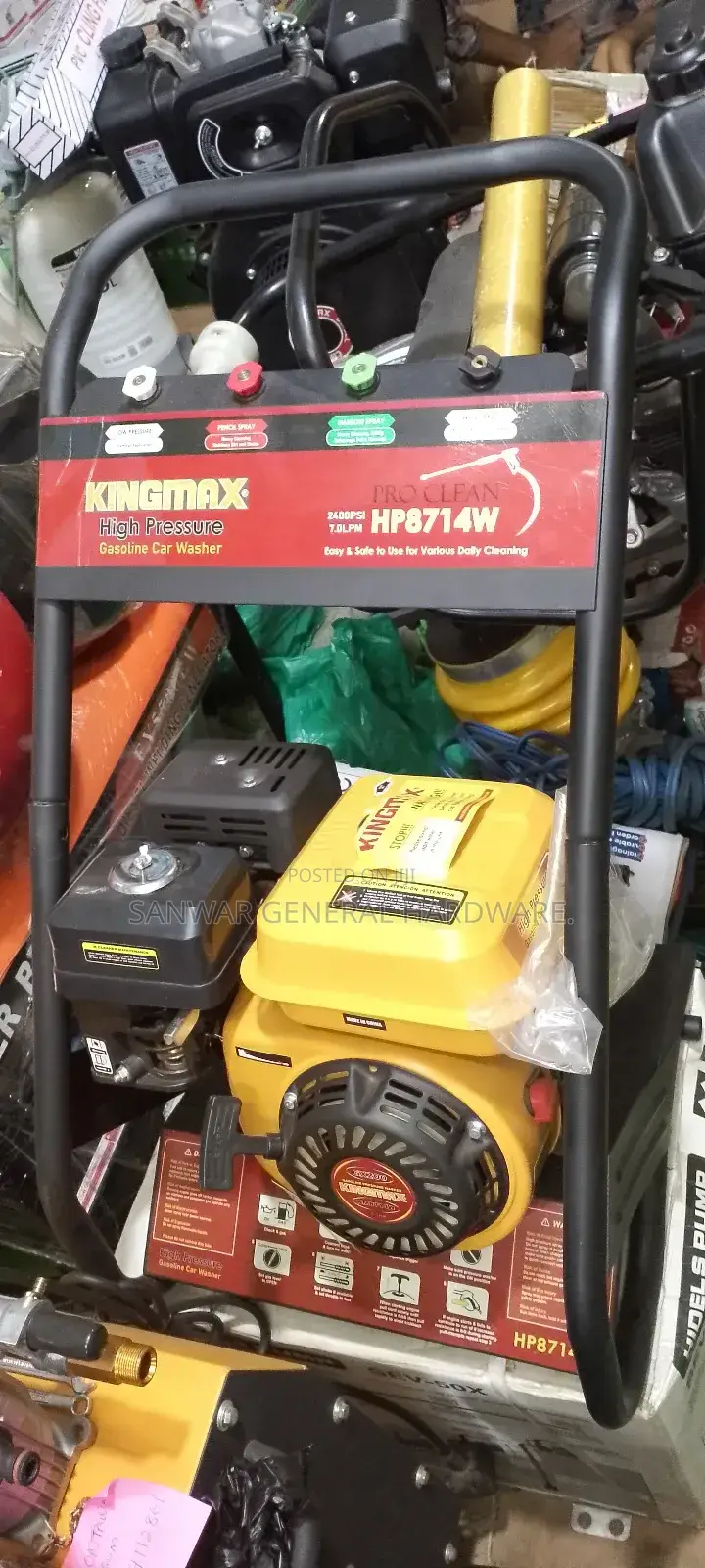 Kingmax, Pressure Car Washer Machines(Petrol)-2400psi