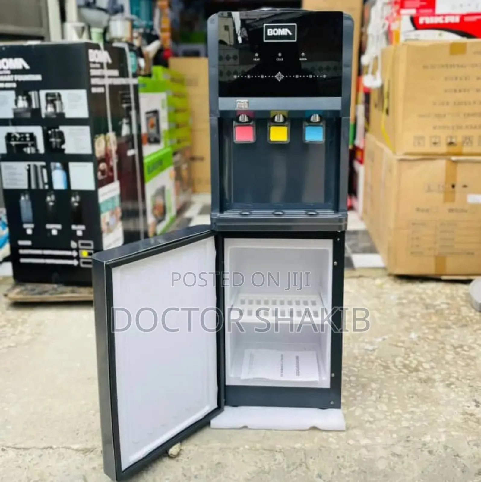 Boma Water Dispenser With a Fridge Cabinet