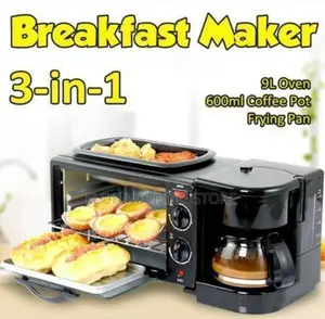 3 in 1 Breakfast Machine,Coffee Machine Automatic Toaster