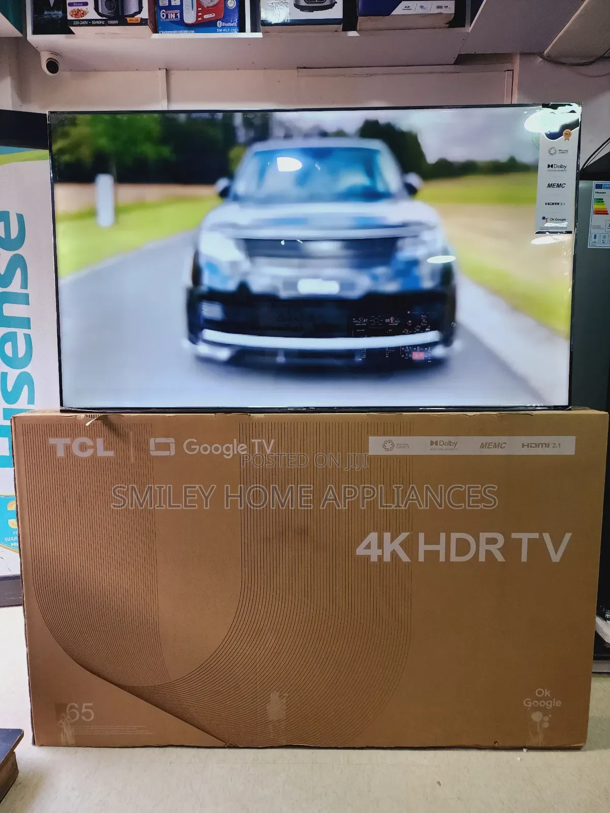 Newly Restocked TCL 65INCHES Google Android Tv