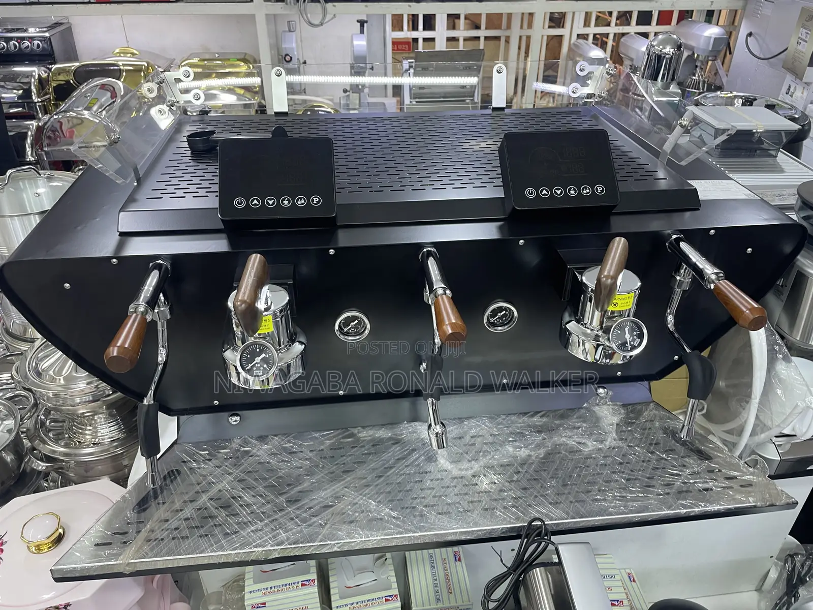 Multi-Boiler Italian Semiautomatic Coffee Machine.