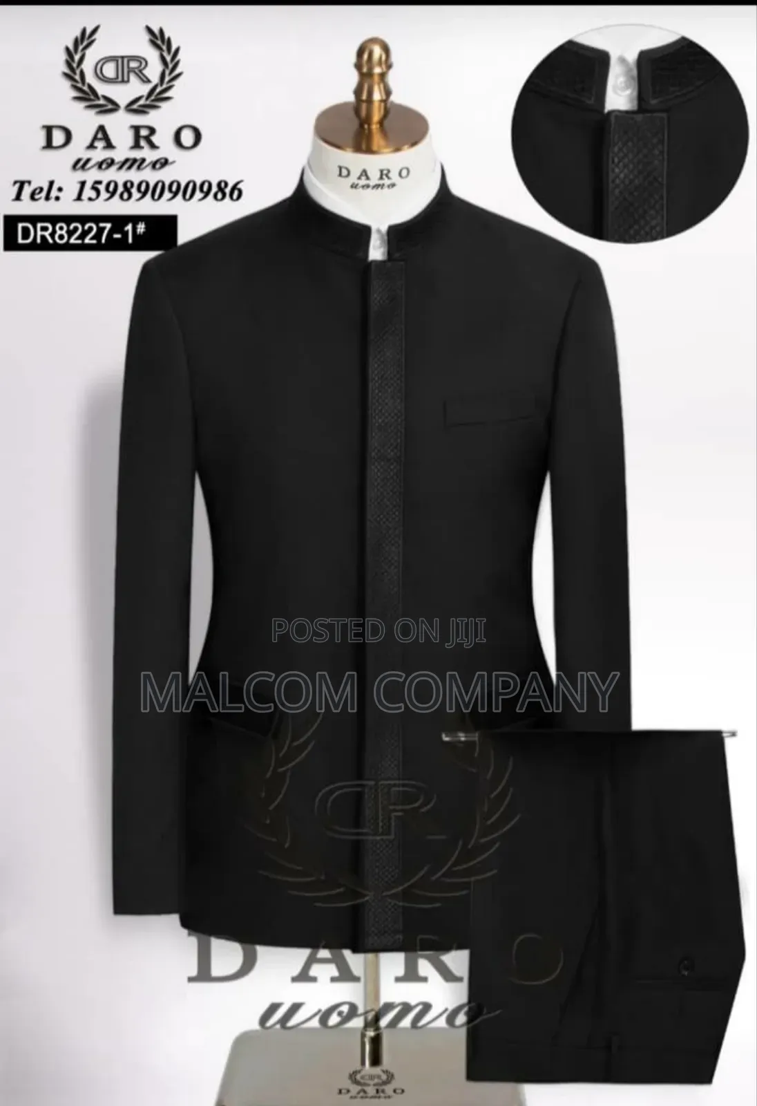 Men Suits in New Fashion ( Stand Up Collar)