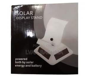Rotating Phone Display Stand - Battery/ Solar Powered.