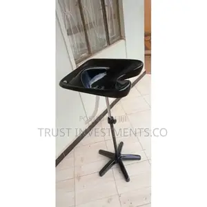 Photo - Saloon Wash Basin With Adjustable Stand- Black