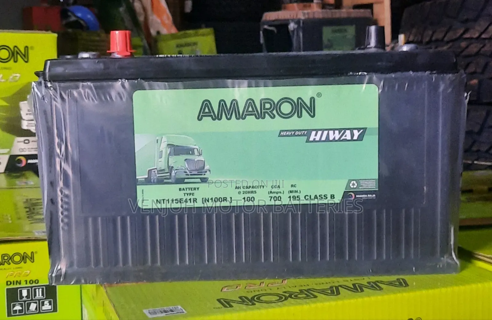 N100 Amaron Maintenance Free Car Battery