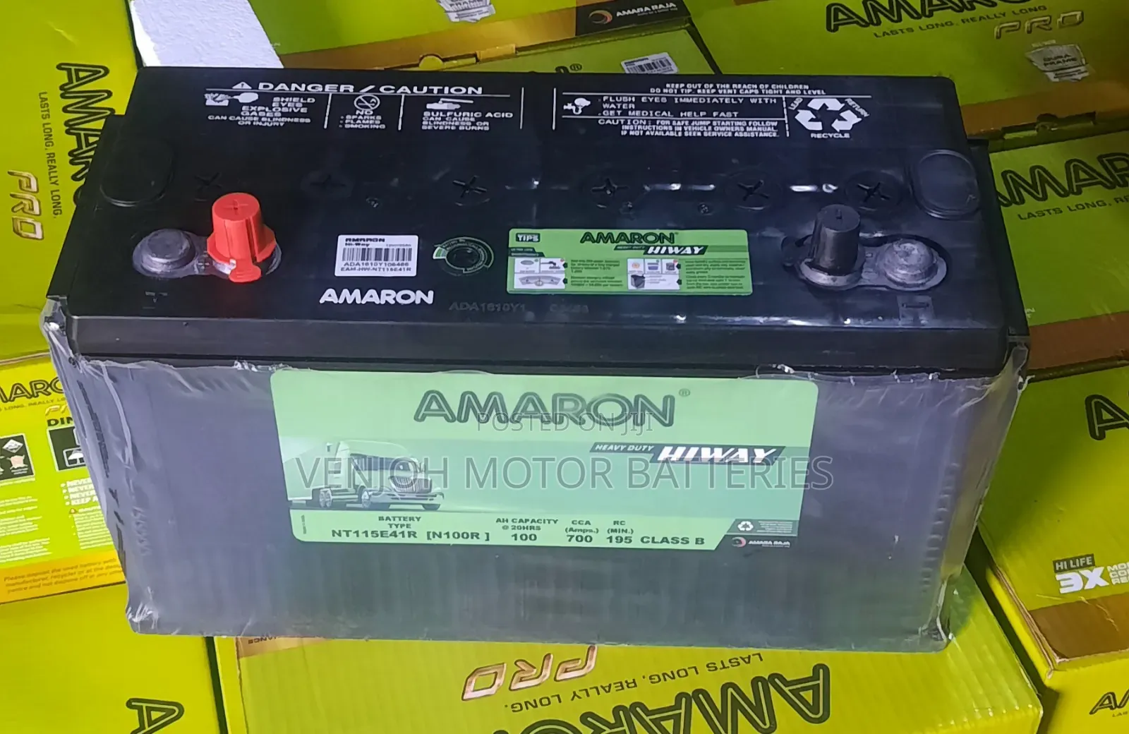 N100 Amaron Maintenance Free Car Battery
