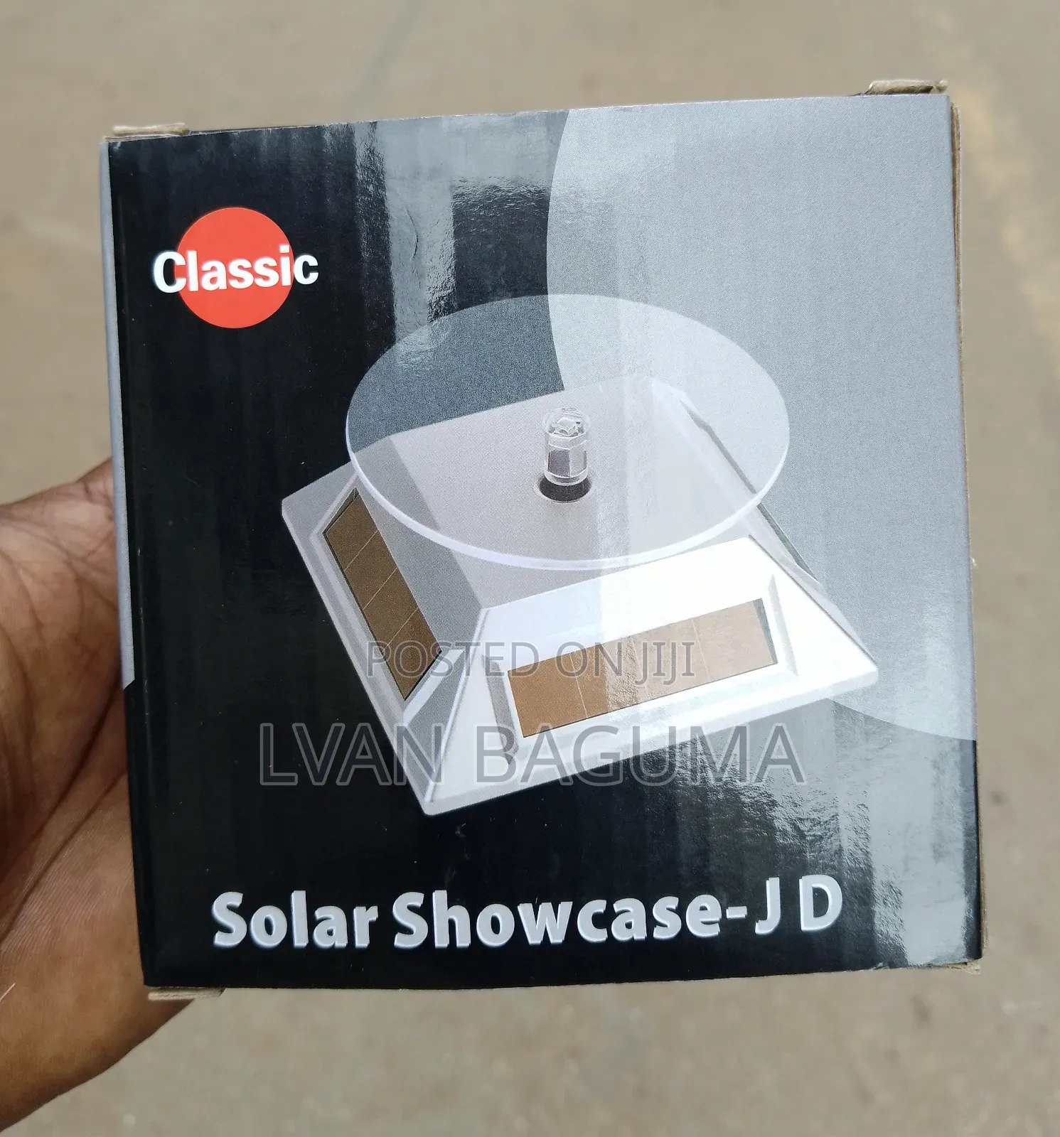 Multifunctional Mini Rotating Display Stand - Solar/ Battery
