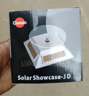 Multifunctional Mini Rotating Display Stand - Solar/ Battery