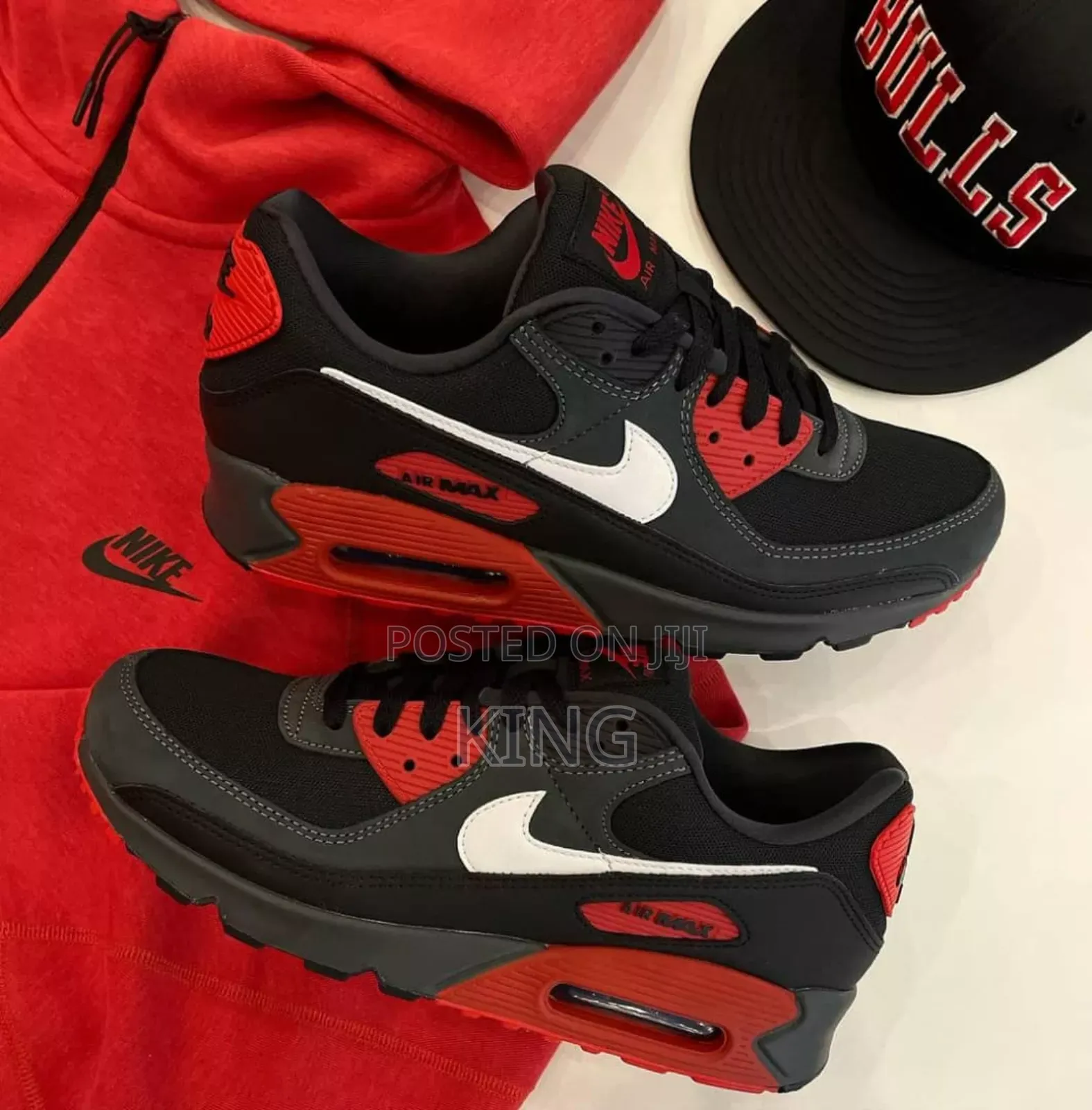 Mellow Nike Air Max 90 Anthracite Mystic Red