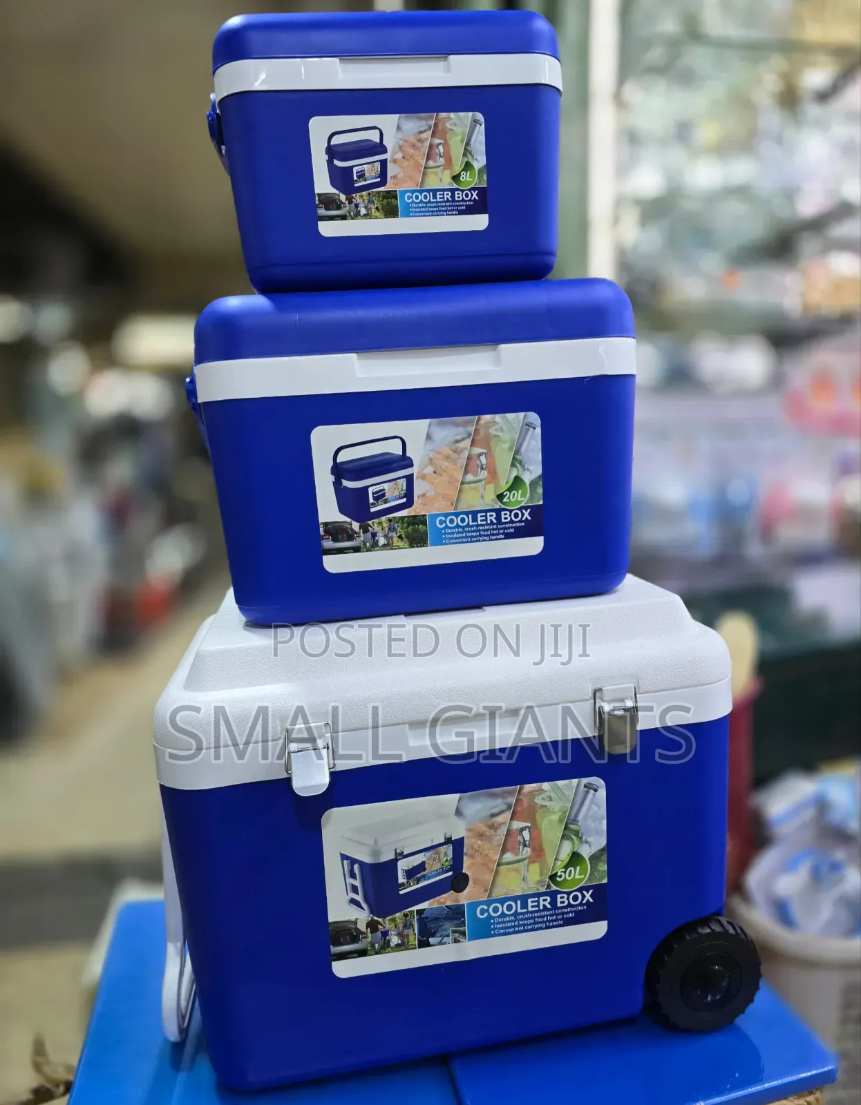 Set of 3,50l,20l, and 8l Heavyduty Ice Cooler Boxes