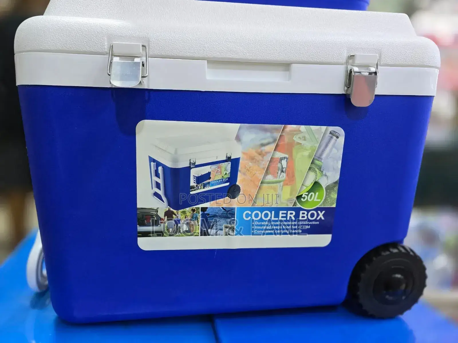 50 Litres Ice Cooler With Wheels and Handle