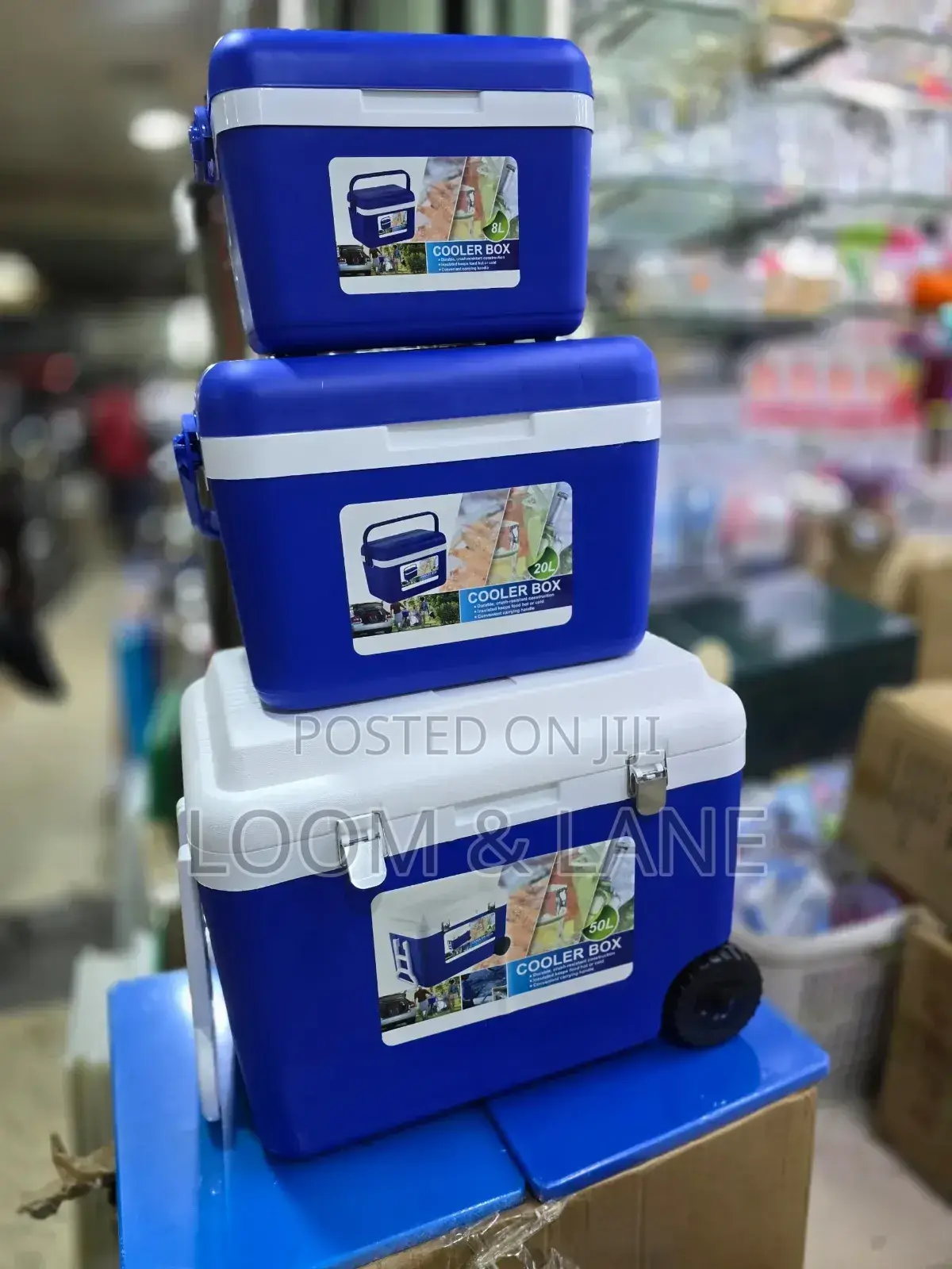 Set of 3,50l,20l, and 8l Heavy Duty Ice Cooler Boxes