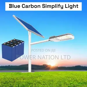 1.0 Simplify Heavy Duty Blue Carbon Solar Street Light