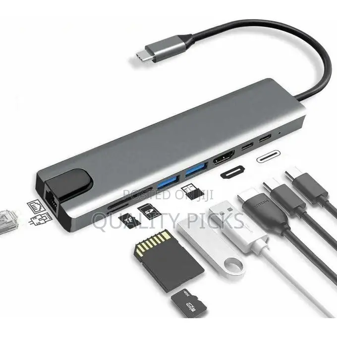 Travel USB 3.0 Connectivity Hub USB-C Adapter Laptop