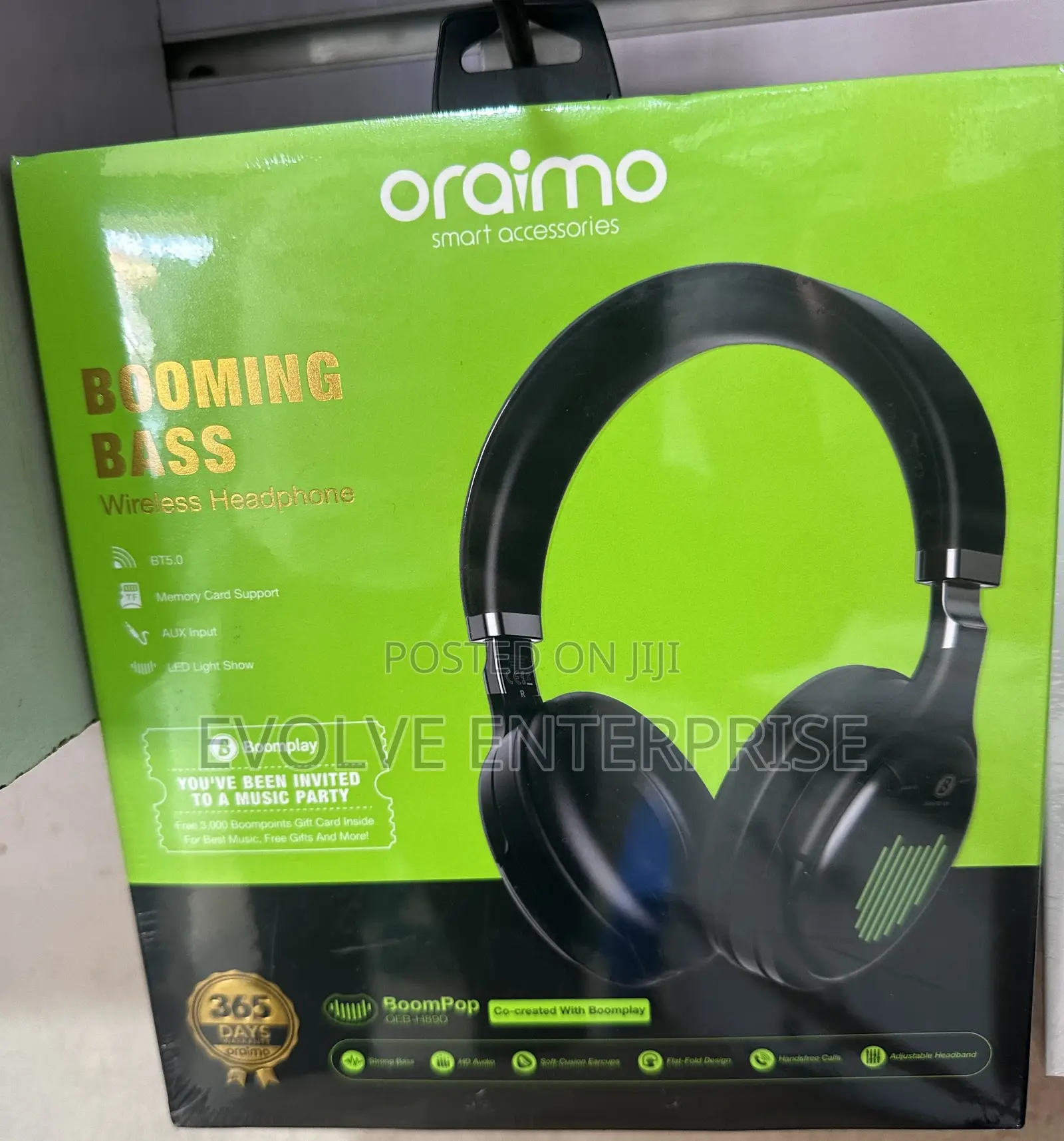 Oraimo Booming Bass Headphones