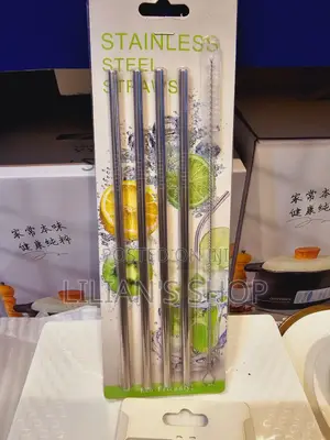 Metallic Stainless Steel Straws