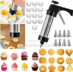 Cookie Press and Cake Decorating Set