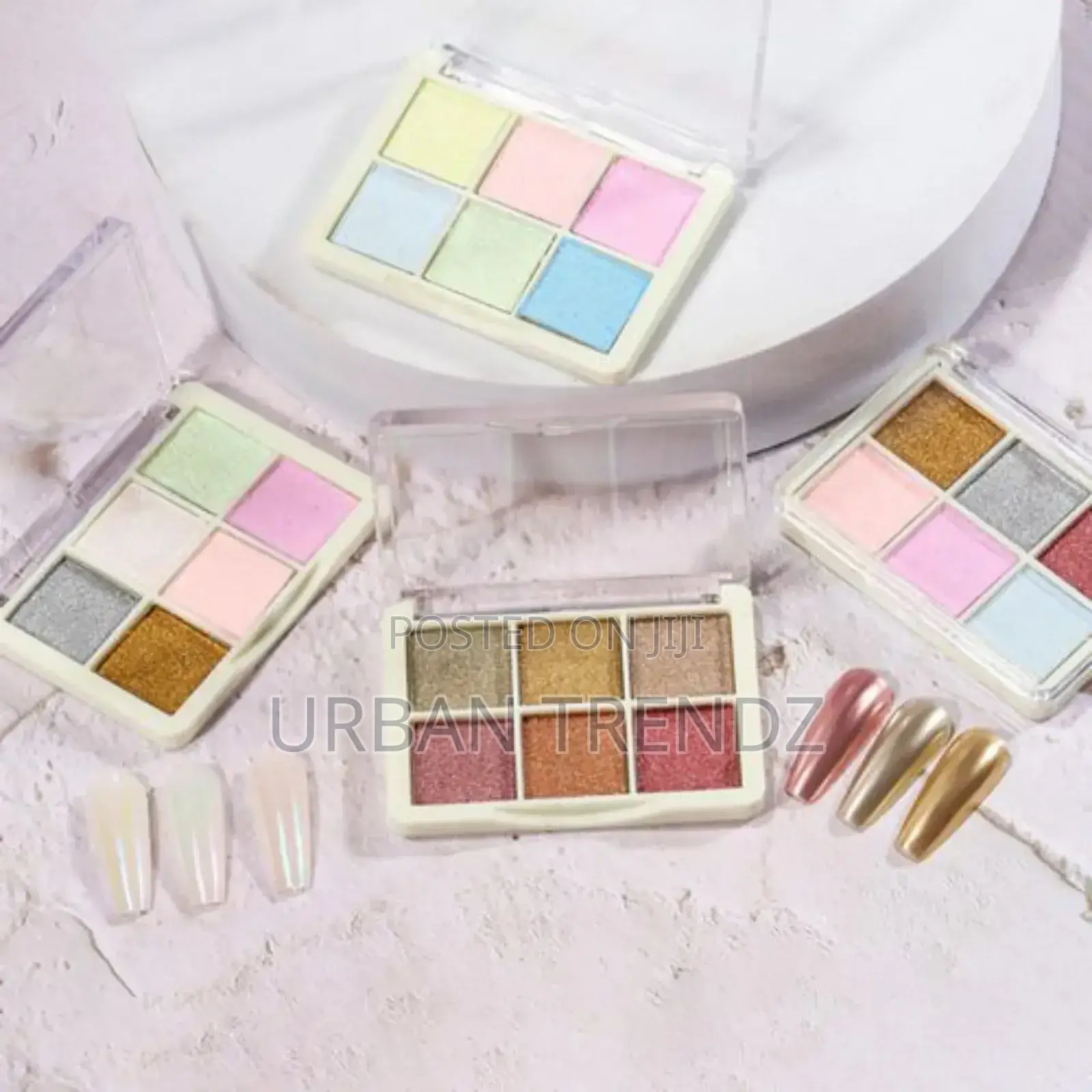 6 Colors Nail Powder Polish Pigment Chameleon for UV Gel Art