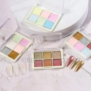 6 Colors Nail Powder Polish Pigment Chameleon for UV Gel Art