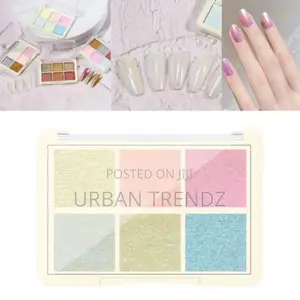 6 Colors Nail Powder Polish Pigment Chameleon for UV Gel Art