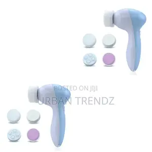 5-in-1 Electric Facial Cleaning Brush - Blue