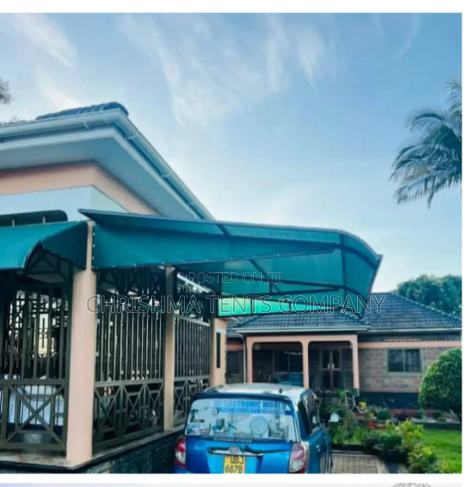 House Shade in Waterproof Net Material