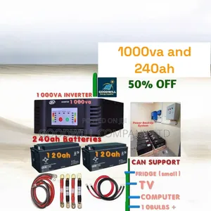 Power Backup System (1000va and 240ah Battery Bank)