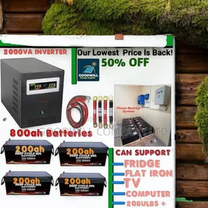 Power Backup System (2kva and 800ah Battery Bank)