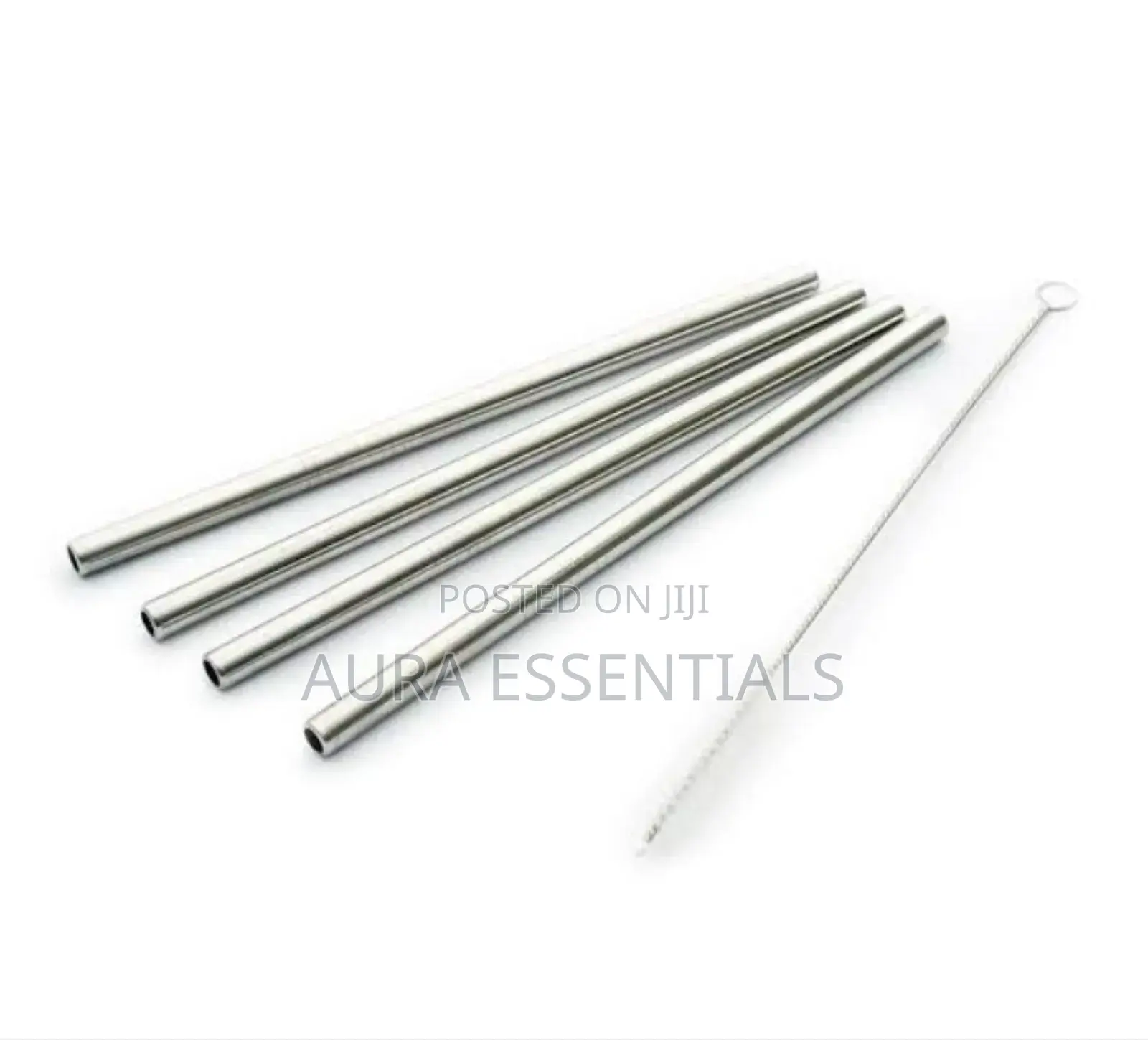Reusable Stainless Steel Straws With Brush 4pcs