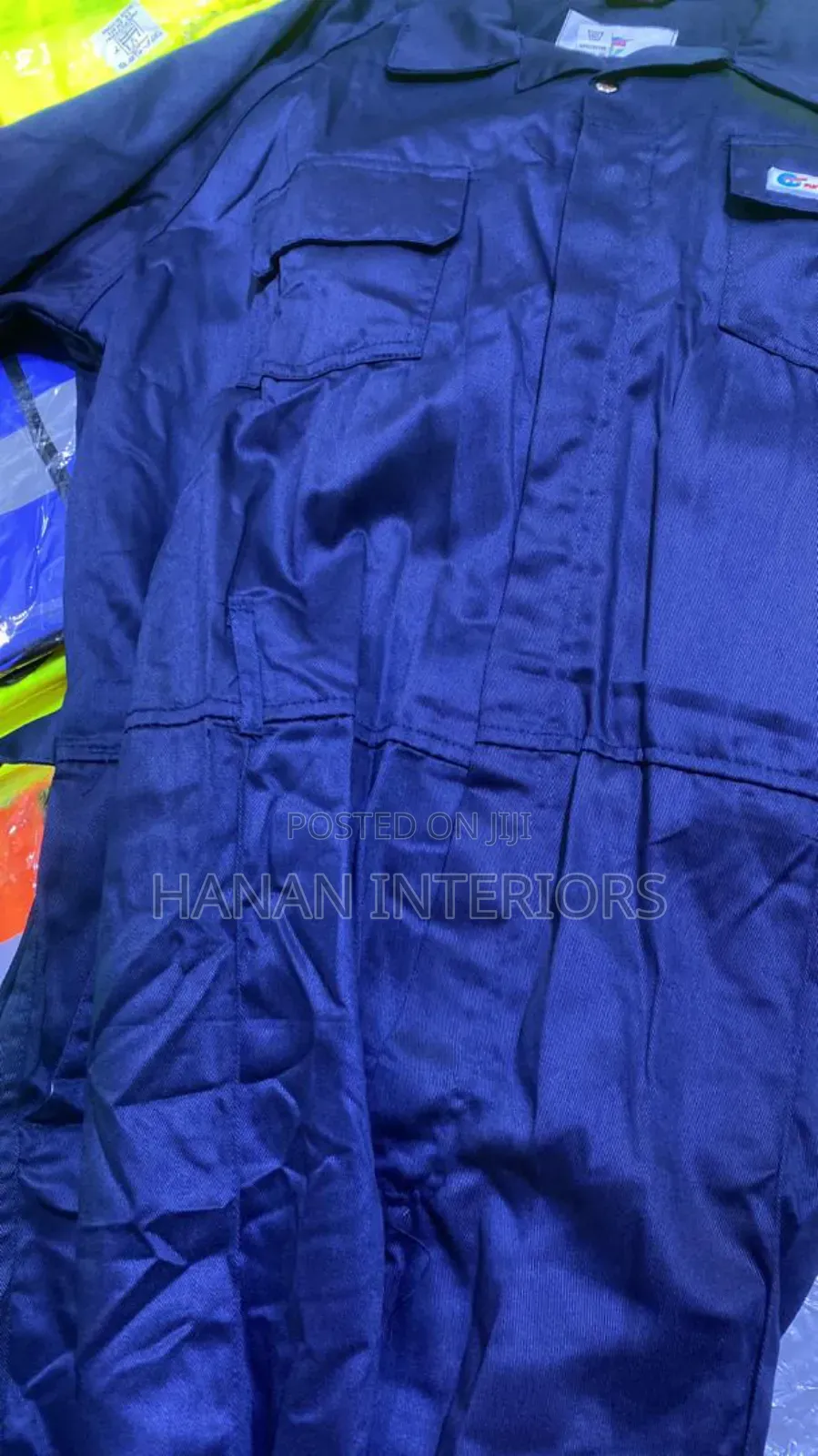 Cotton Quality Overall-blue