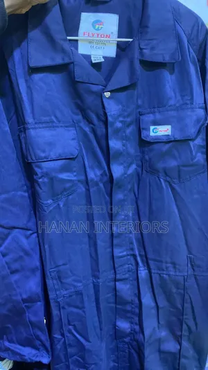 Cotton Quality Overall-blue