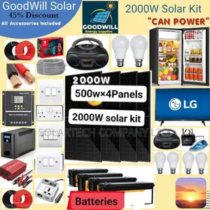 2000W Solar Energy System Full Kit/ Warehouse Price.