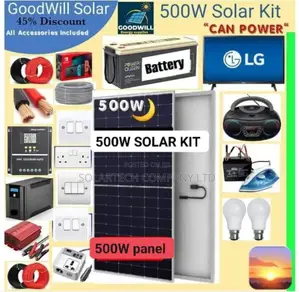 500W Durable Solar Power System Full Kit