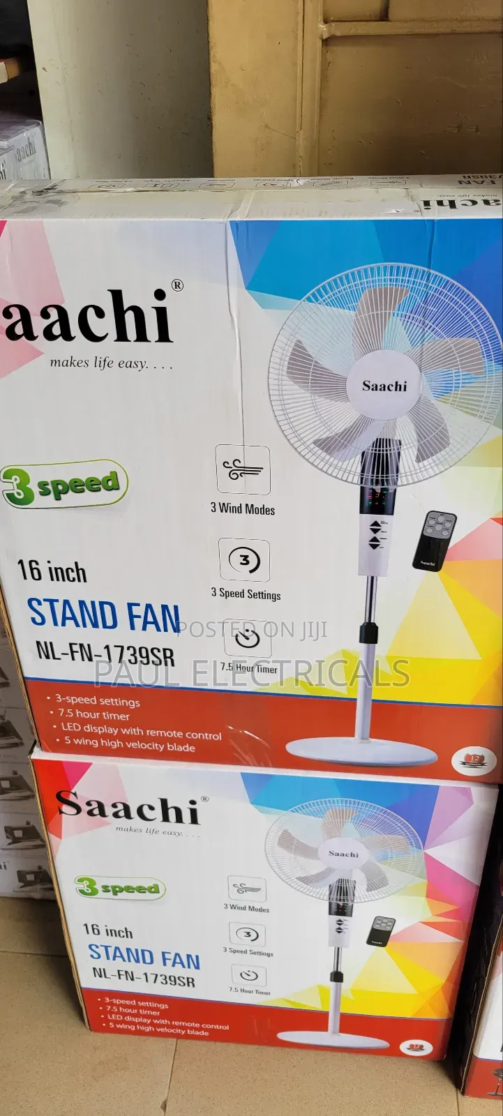 Remote Stand Fan