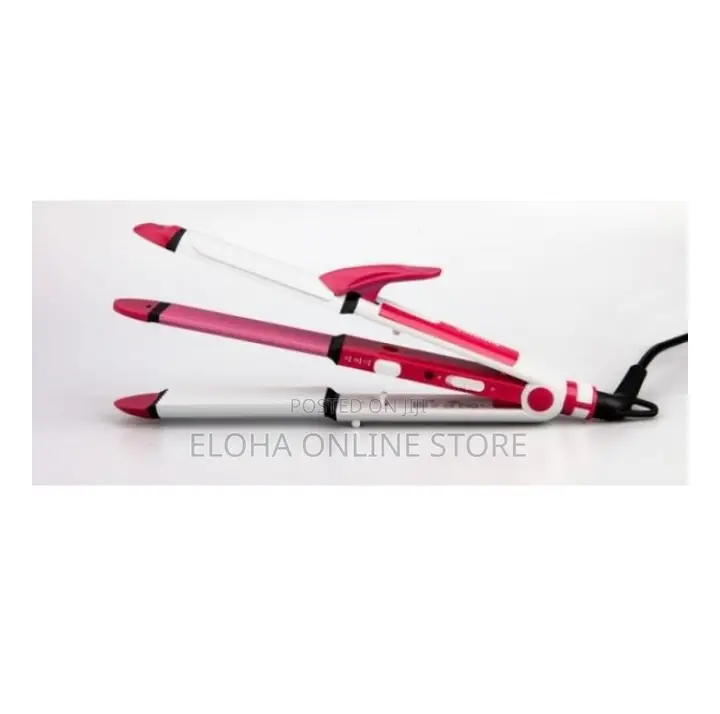 3 in 1 Hair Styling Machine -Straightener Curler Crimper