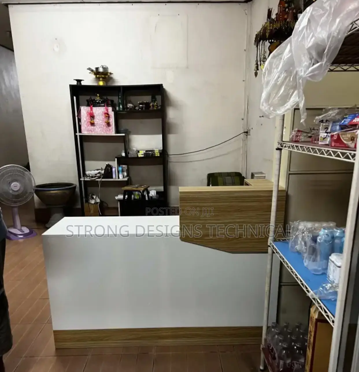 140 Cm Reception Counter / Cashier Desk