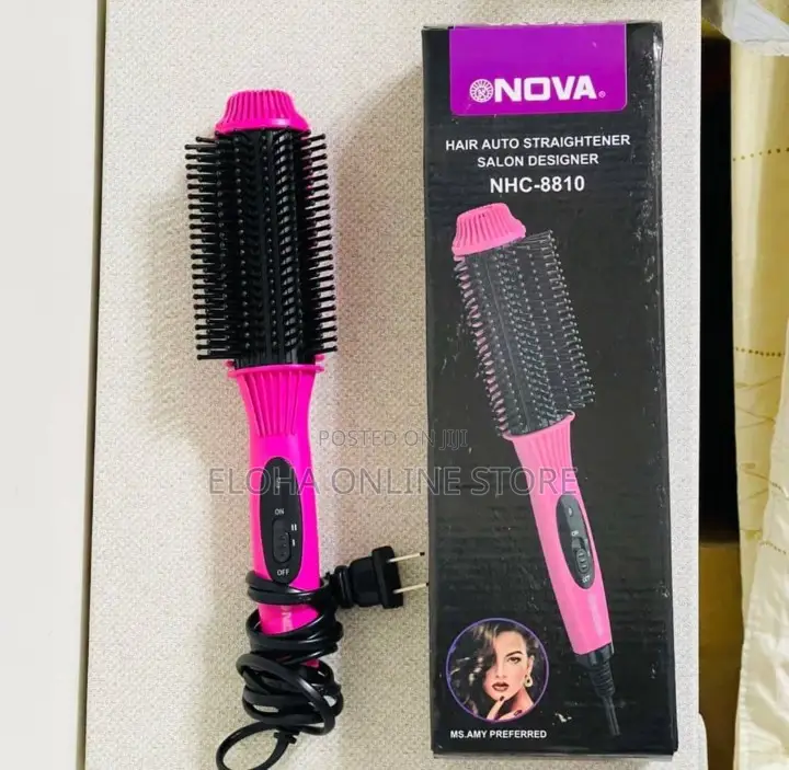Nova Hair Auto Electronic Iron Hair Straightener Brush