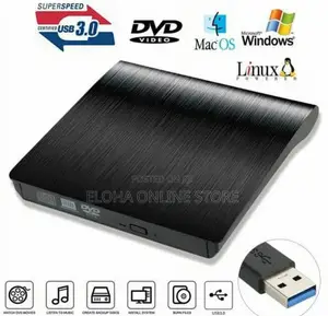 Pop-Up Mobile Portable External DVD Rw Cd Player Burner