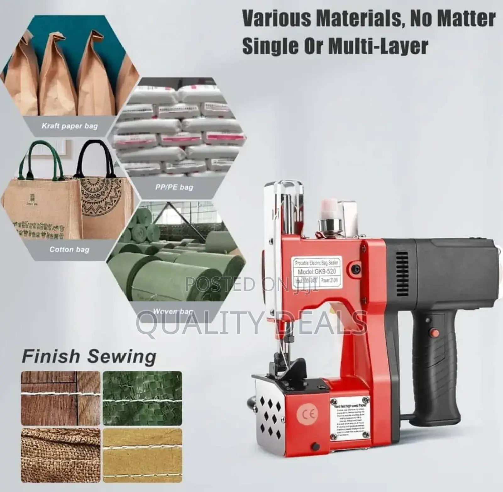 Portable Handheld Bag Closer / Sewing Machine