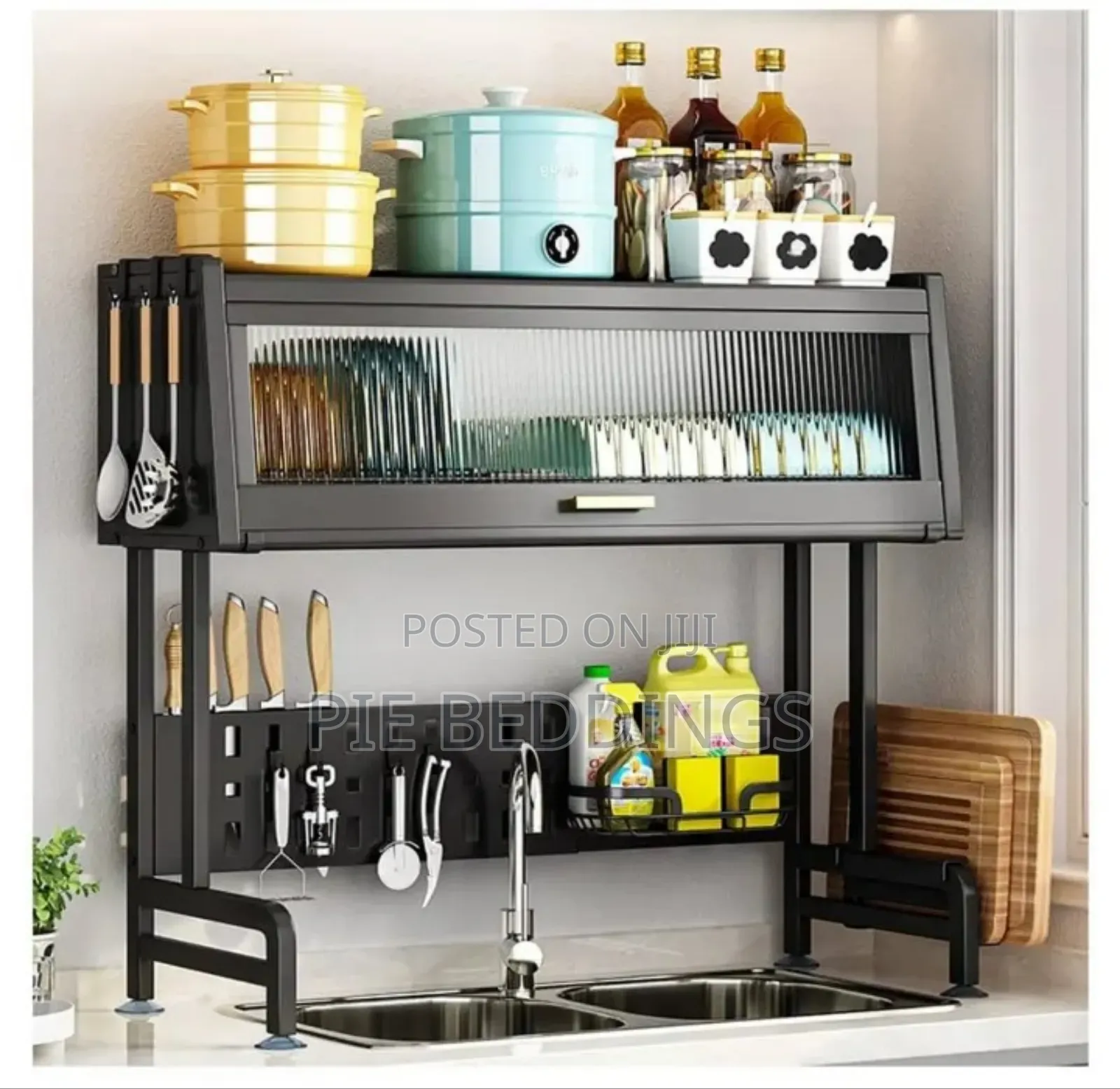 New Enclosed Over The Sink Dish Rack