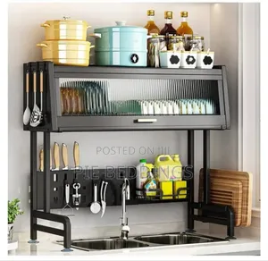 New Enclosed Over The Sink Dish Rack