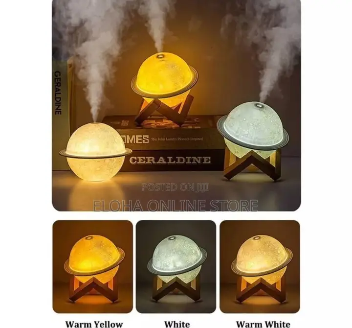 3D Moon Lamp Air Humidifier Diffuser Aroma Essential Oil