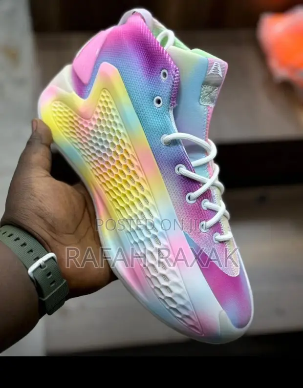 Original Rainbow Adidas Anthony Edward 1 Basketball Sneakers for sale -  Rafah Raxak  Price: USh 250,000 on Jiji.ug [Central Division]