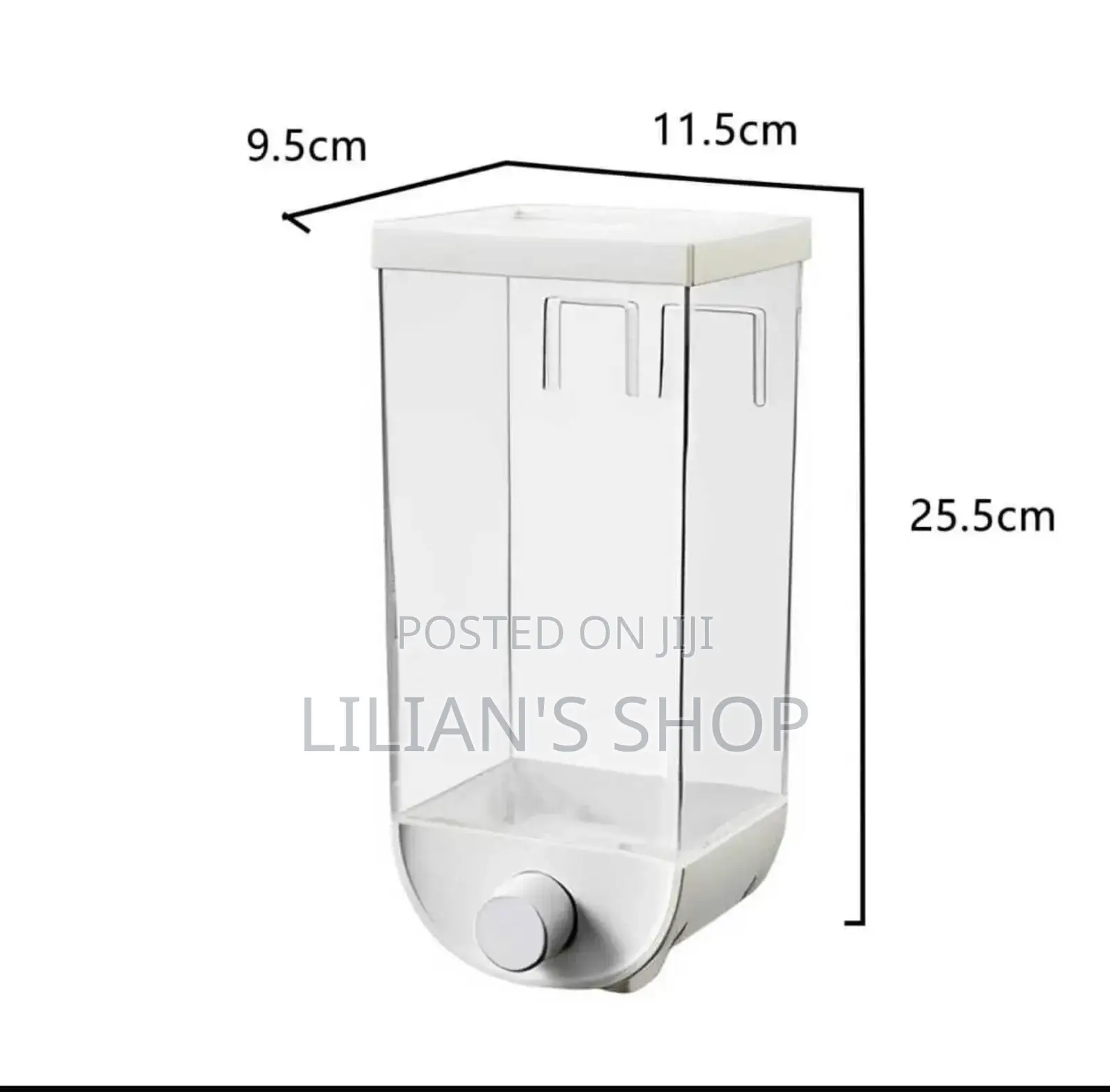 3pcs No Drill Wall Mounted Airtight Food Storage Container
